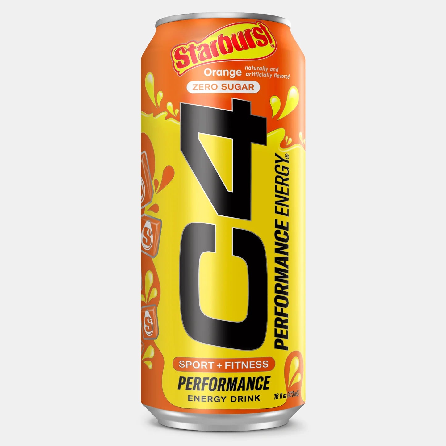 C4 Starburst Orange Zero Sugar 473ml