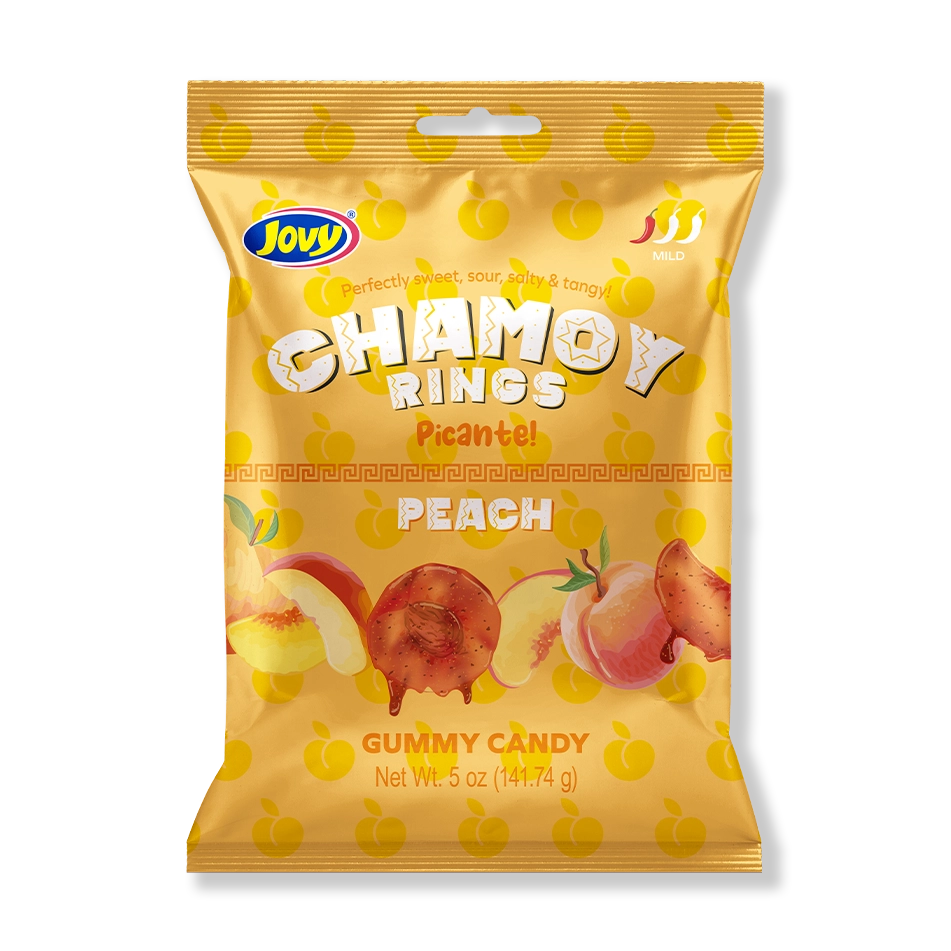 JOVY CHAMOY RINGS PEACH 141.74g