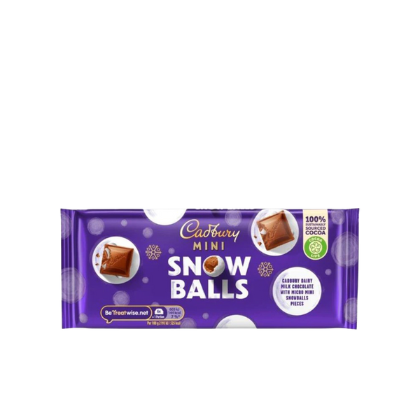 Cadbury Mini Snowballs Bar 110g