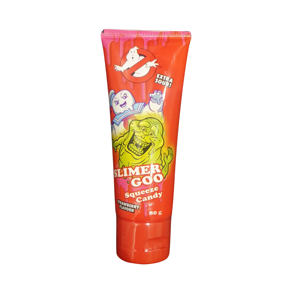 Ghostbusters Slimer Goo Squeeze Candy Strawberry Flavour 80g
