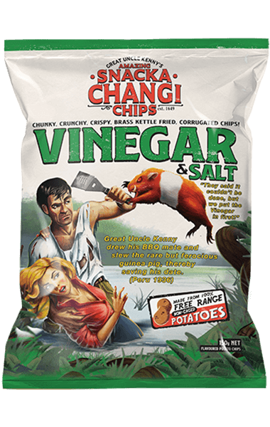 SNACKA CHANGI CHIPS Vinegar & Salt 150g