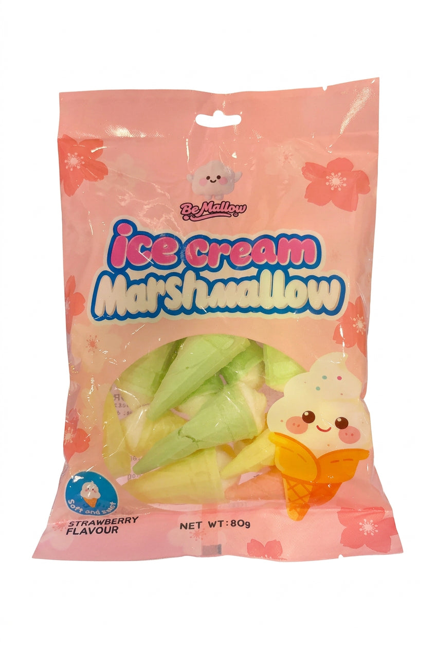 Be Malow Ice Cream Marshmallow 80g