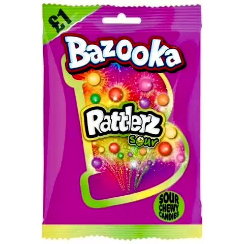 BAZOOKA RATTLERZ SOUR 100g