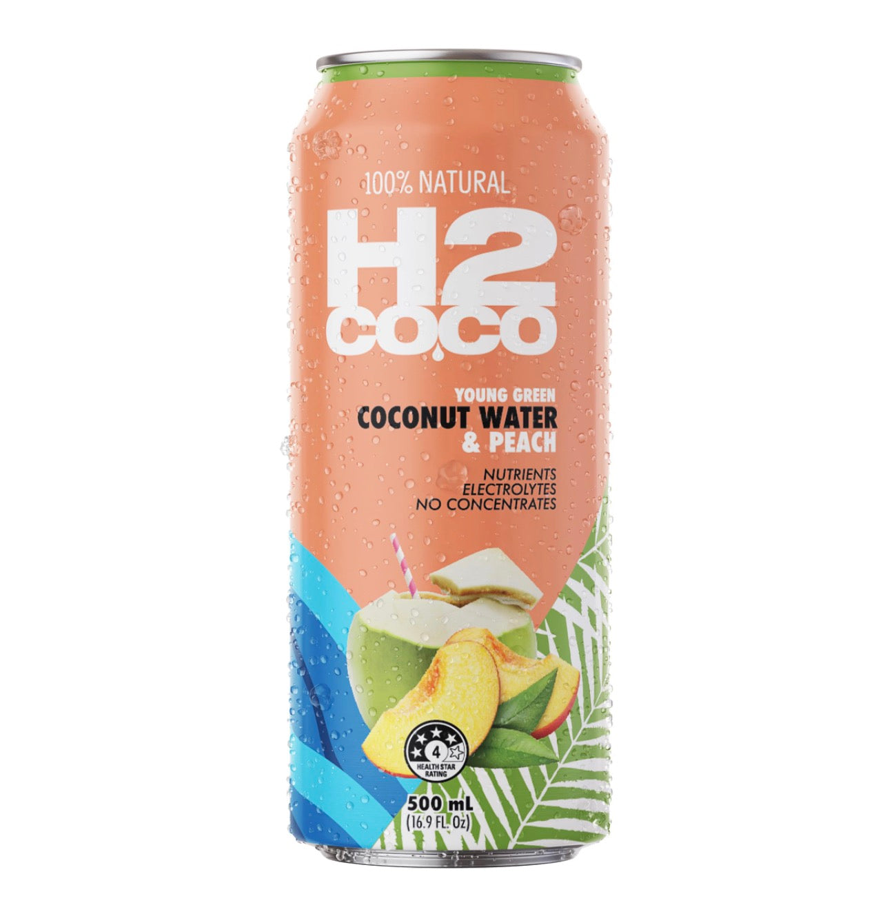 H2 Coconut Water & Peach 500ml