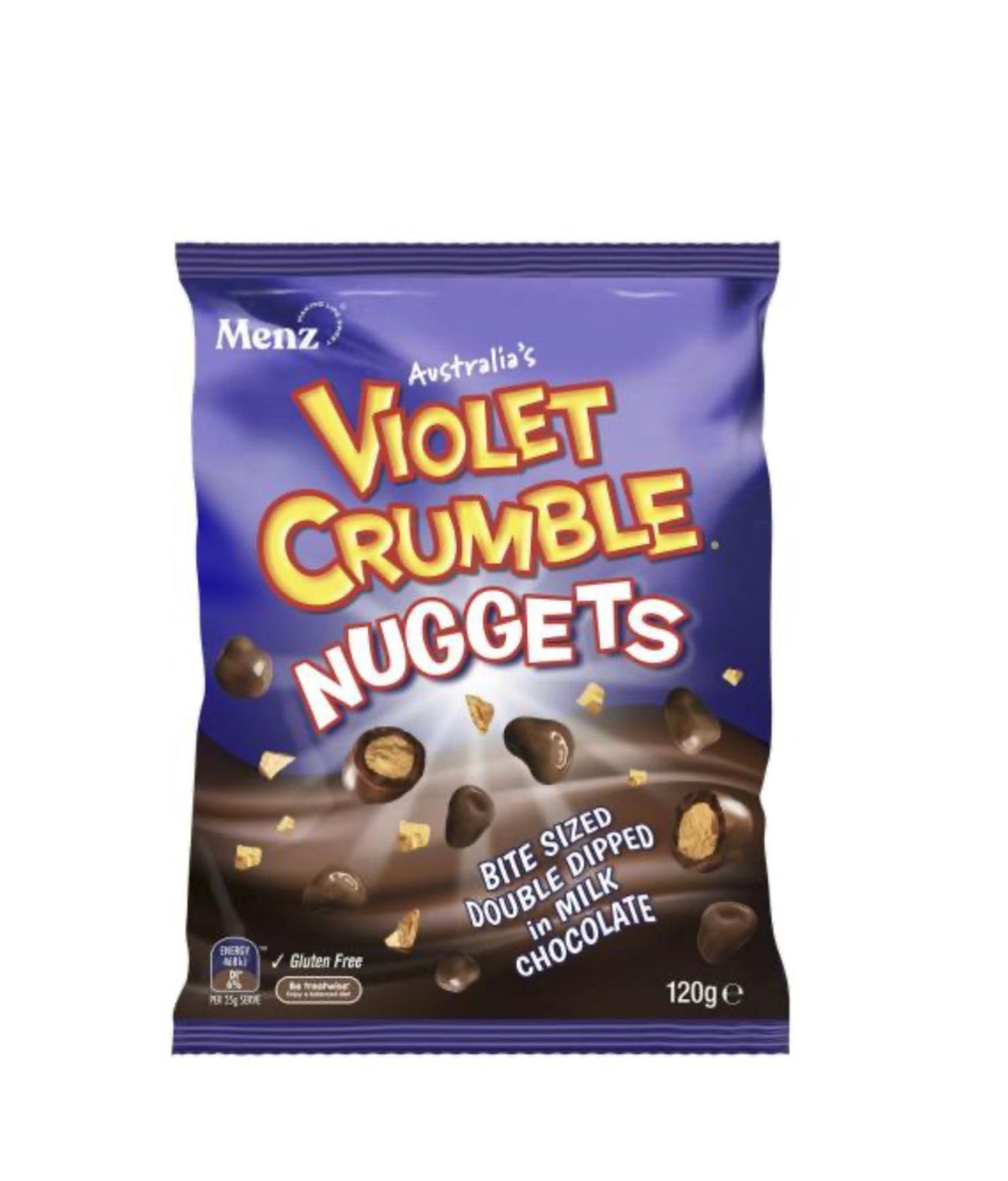 Violet Crumble Nuggets Bag 120g