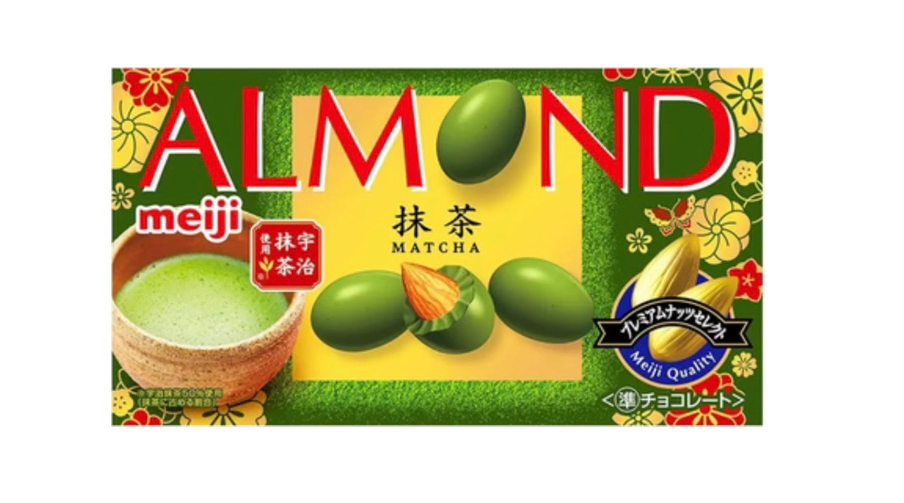 Meiji Almond Chocolate Matcha 69g