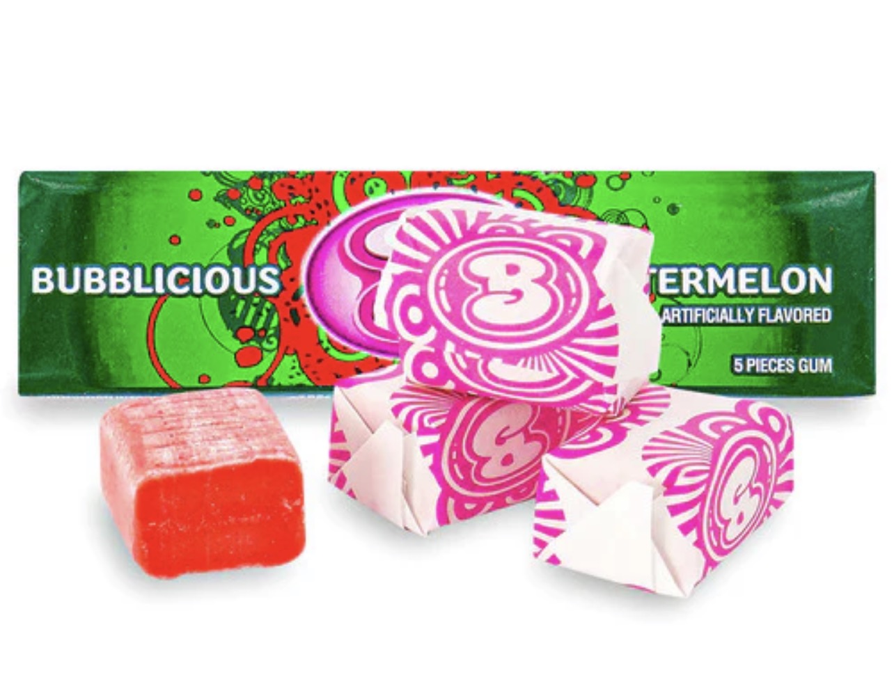 Bubbulicious Watermelon Gum 40g