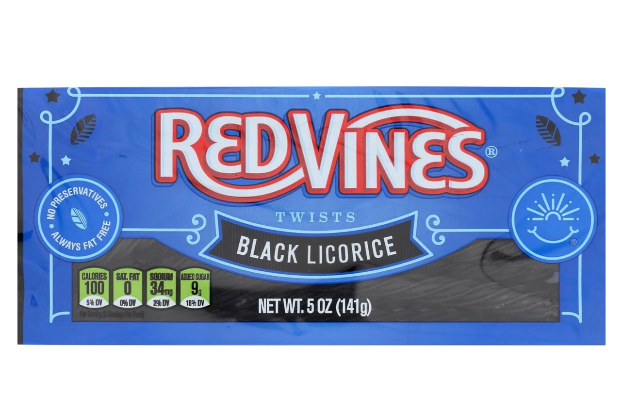 Redvines Black Licorice 142g