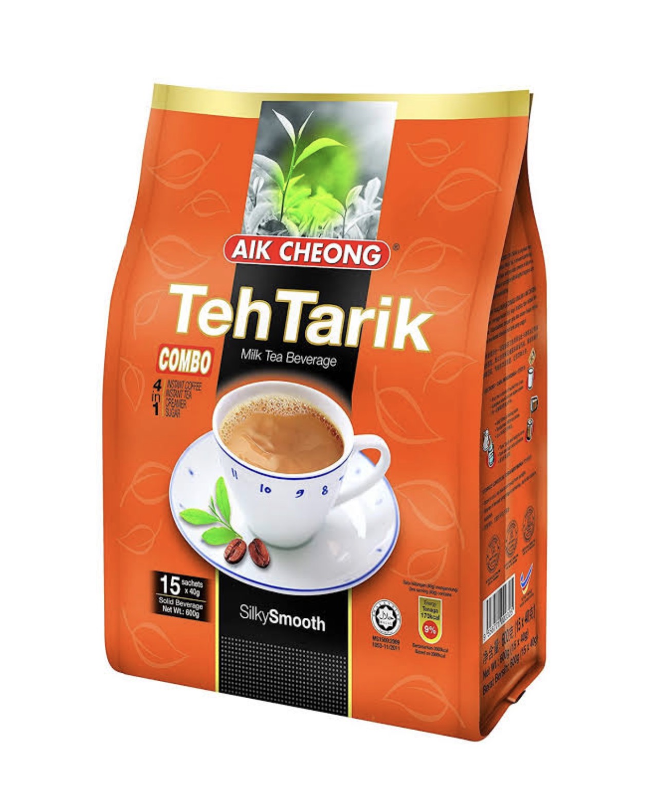 AIK CHEONG Teh Tarik Combo(4in1) 12×40g Satchets