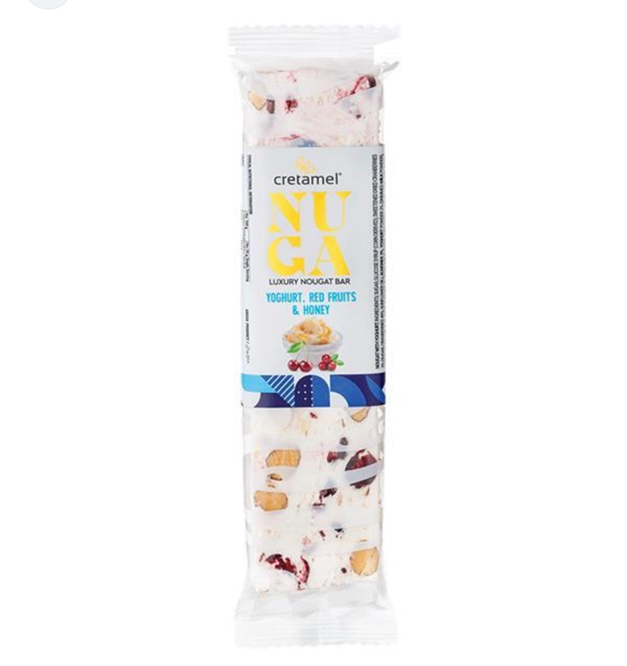 CRETAMEL NUGA Luxury Nougat Bar Yoghurt & Red Fruits 70g