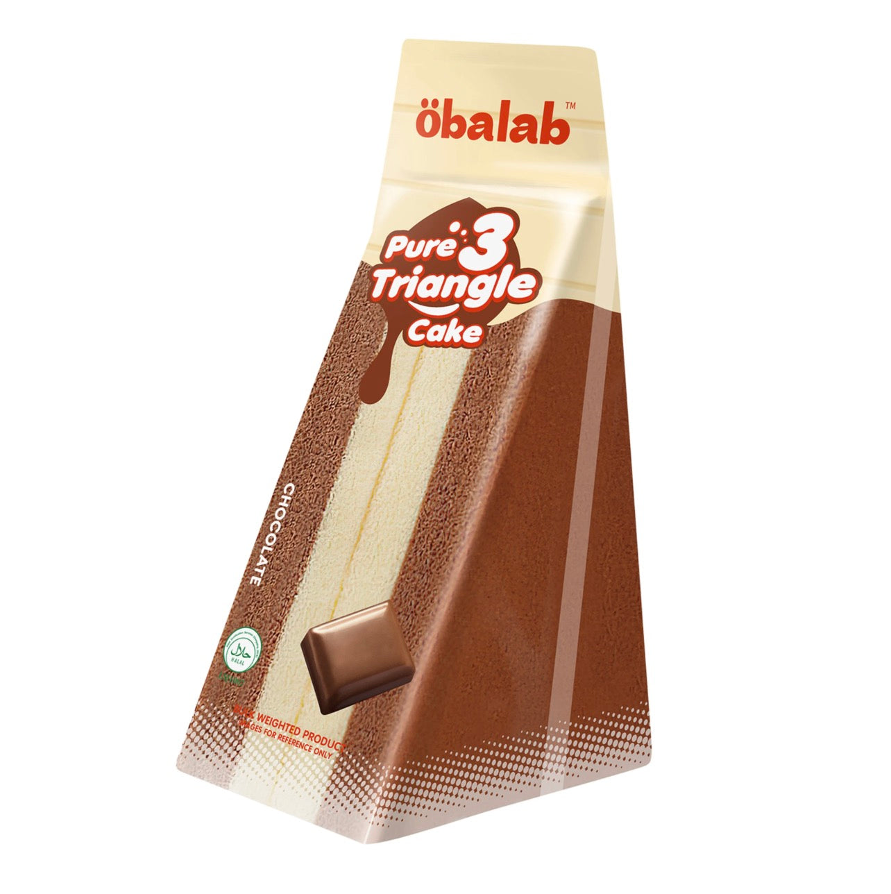 Olab 3 Triangle Cake Chocolate 80g