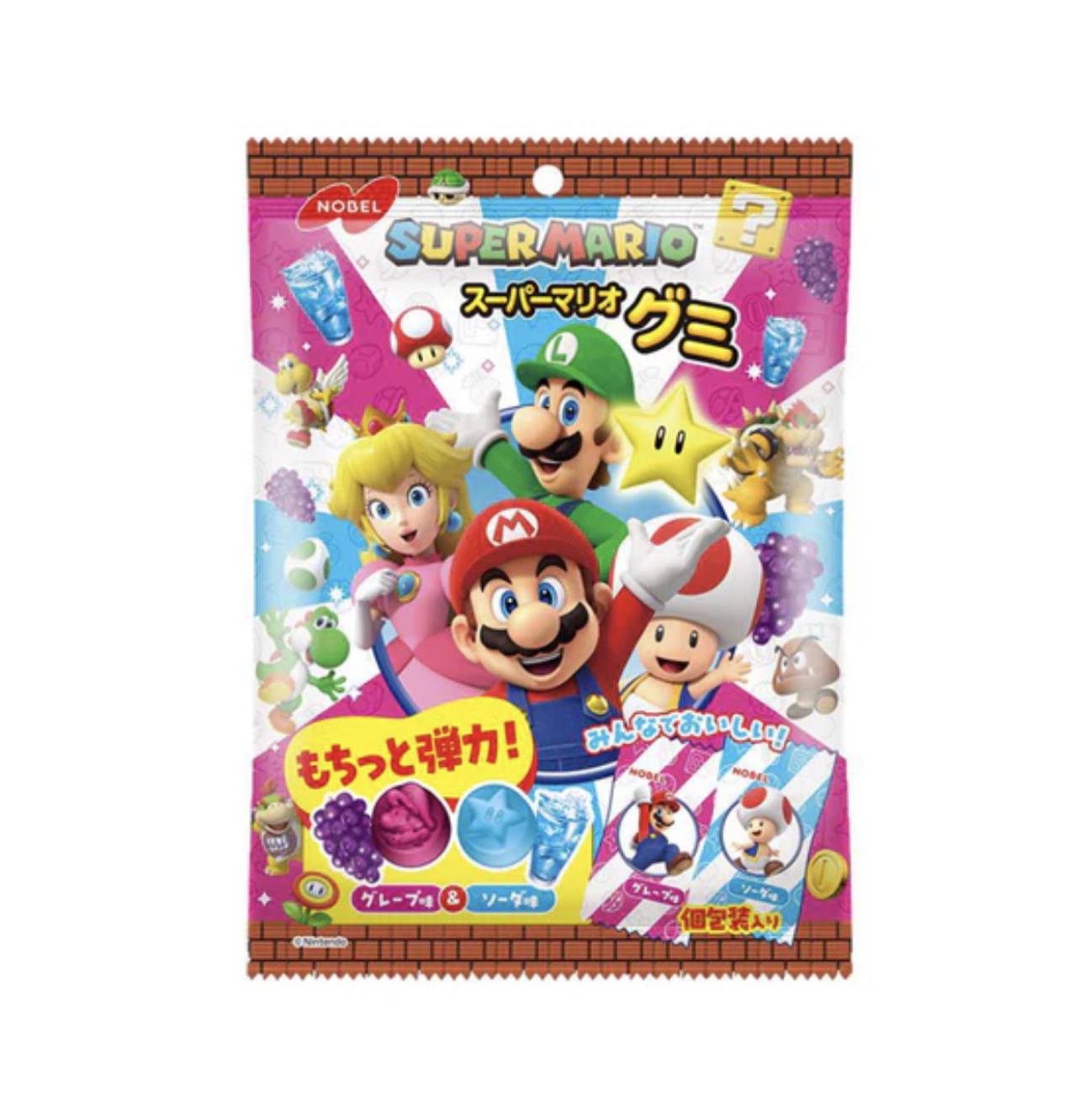 Nobel Super Mario Gummy 85g