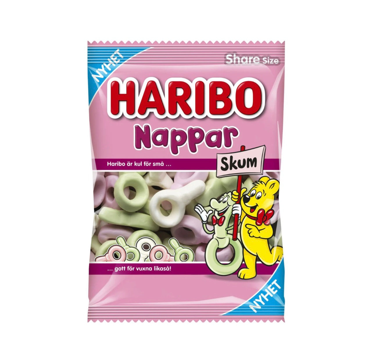 Haribo Nappar Skum 120g