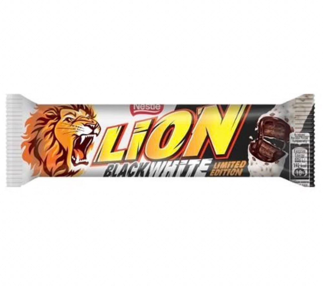 Lion Black White Bar 42g