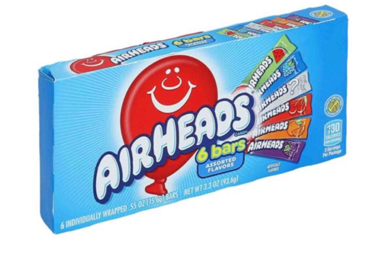 Airheads Sour 6 Bars 93.6g