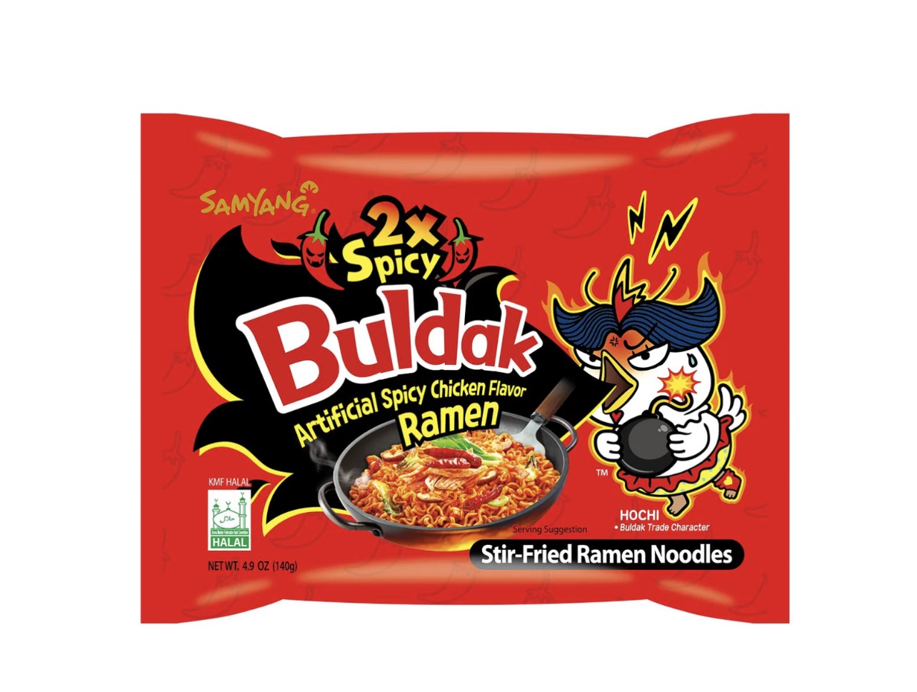 Buldak 2X Spicy Ramen 140g