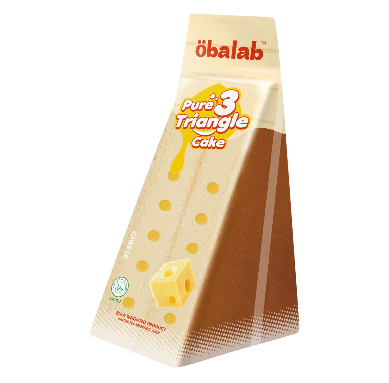 Obalab 3 Triangle Cake Cheese 85g