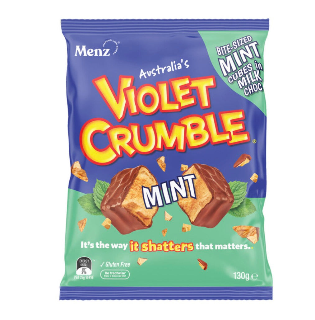 Violet Crumble Mint Bag 130g