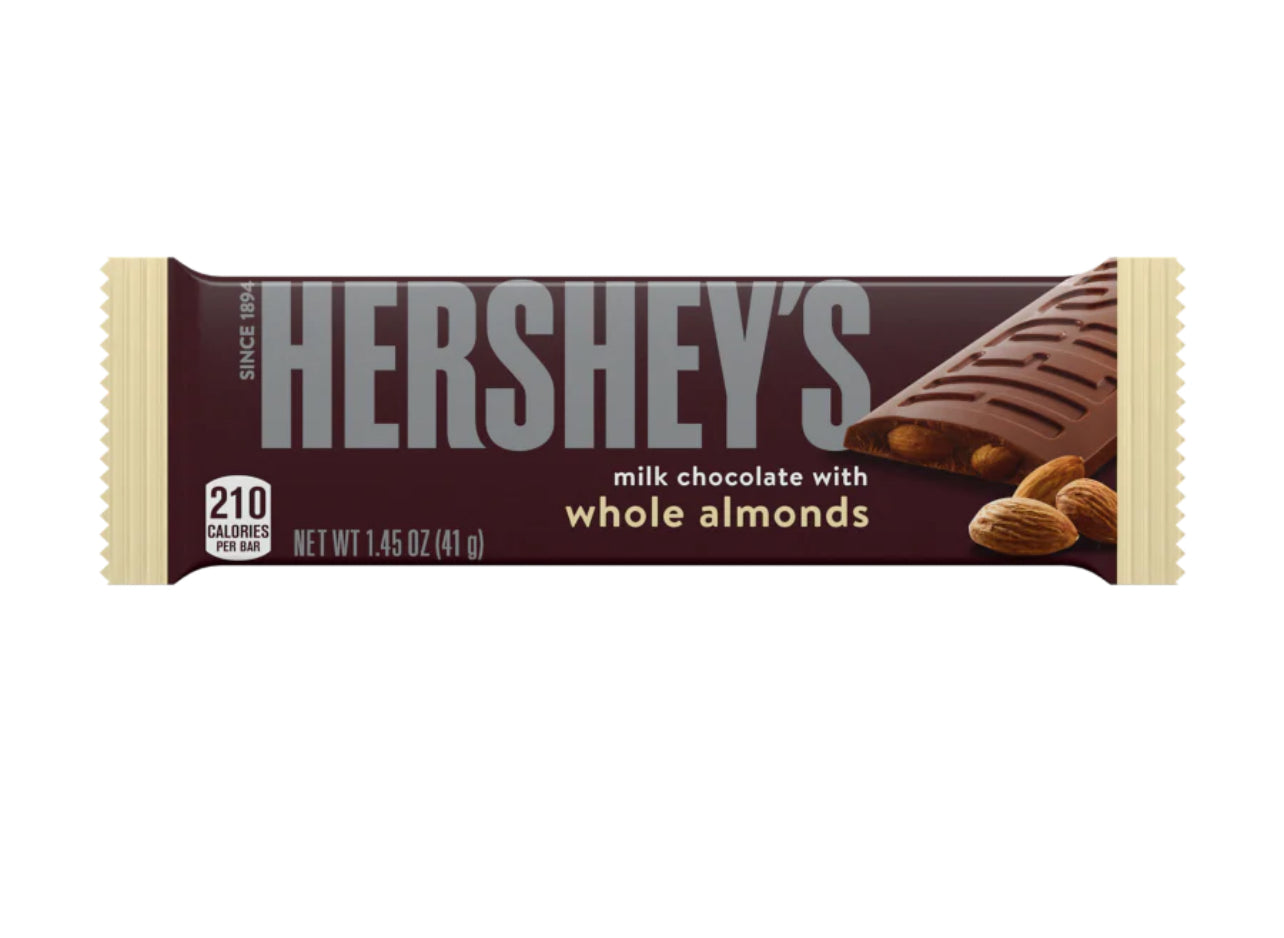 Hershey’s Milk Chocolate with Whole Almonds 41g