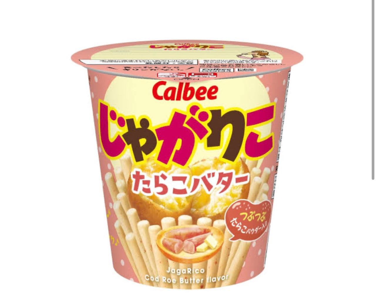 Calbee Jagariko Cod Roe Butter Potato Chip Cup 52g