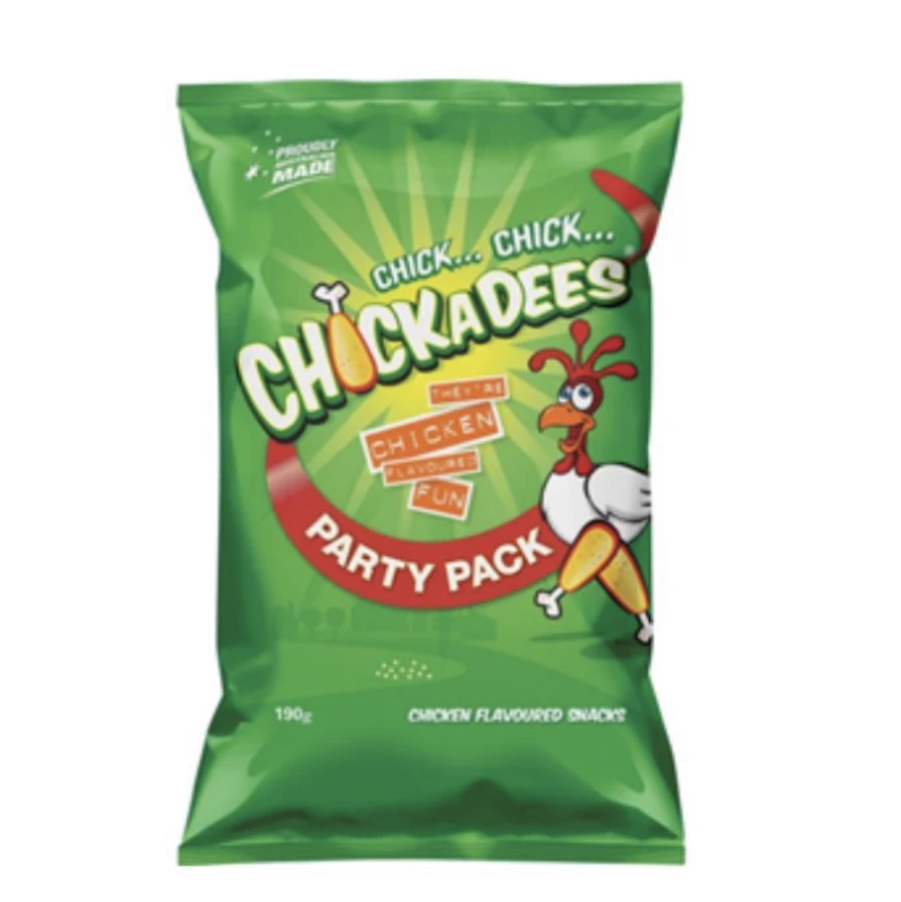 Chickadees Party Pack Chicken Flavoured Snacks 190g