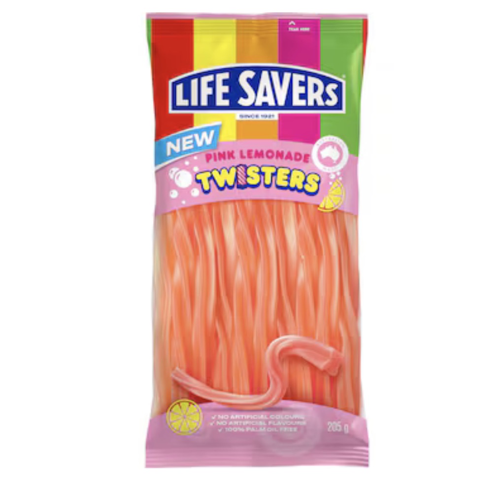 Life Savers Pink Lemonade Twisters 205g