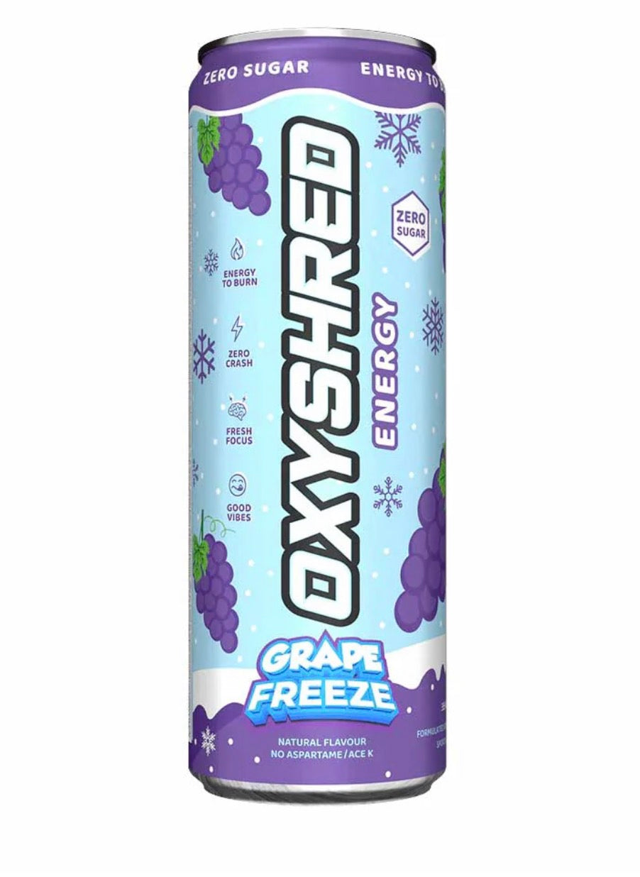 Oxyshred Energy Grape Freeze 355ml