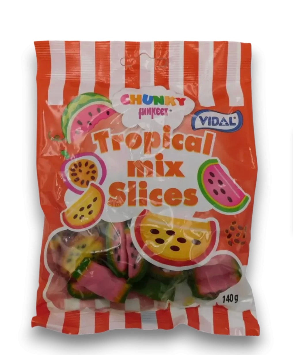 CHUNKY FUNKEEZ Tropical Mix Slices 140g