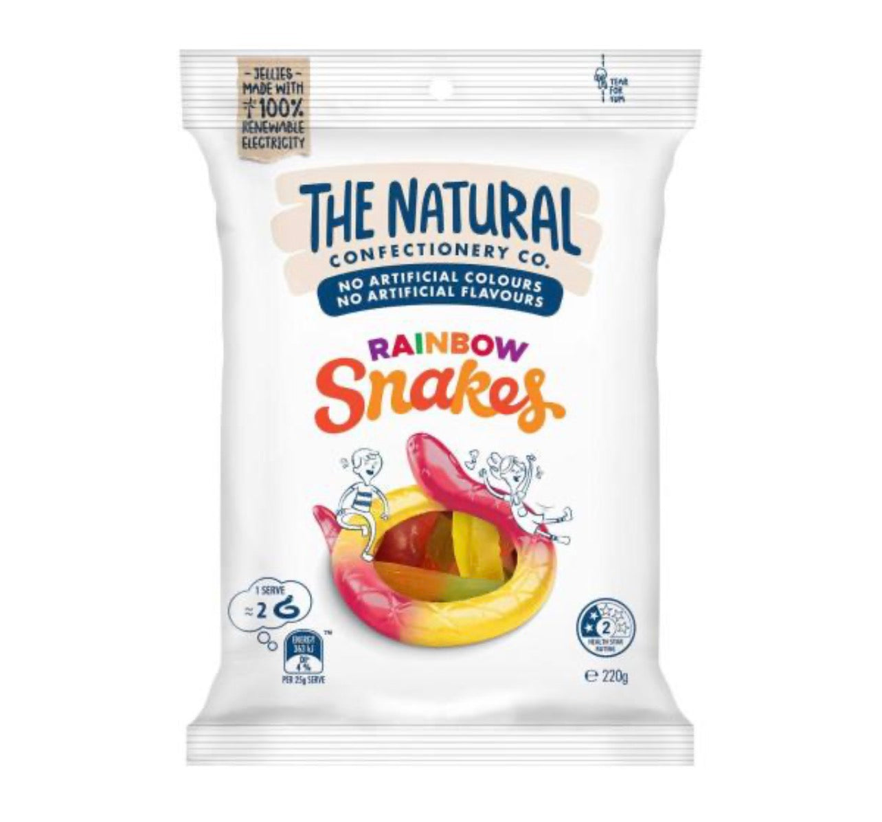 The Natural Rainbow Snakes 220g
