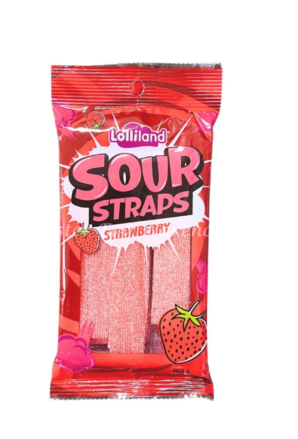 Lolliland Strawberry Straps 160g