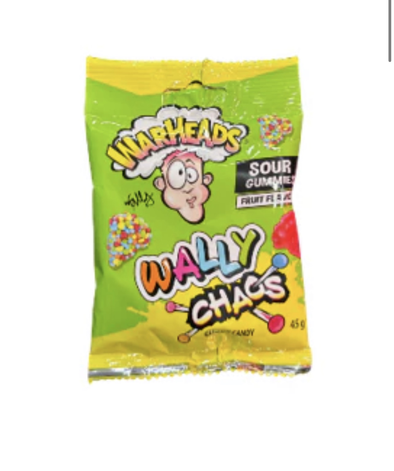 Wally Chaos Sour Gummy Clusters 45g