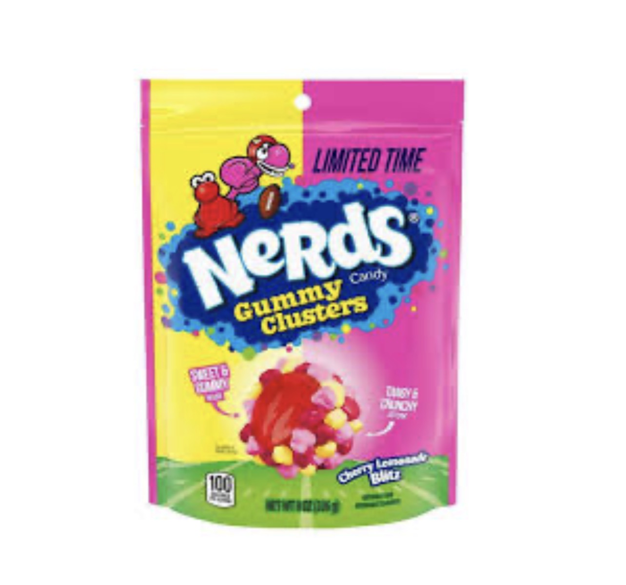 Nerds Gummy Clusters Cherry Lemonade Blitz 226g