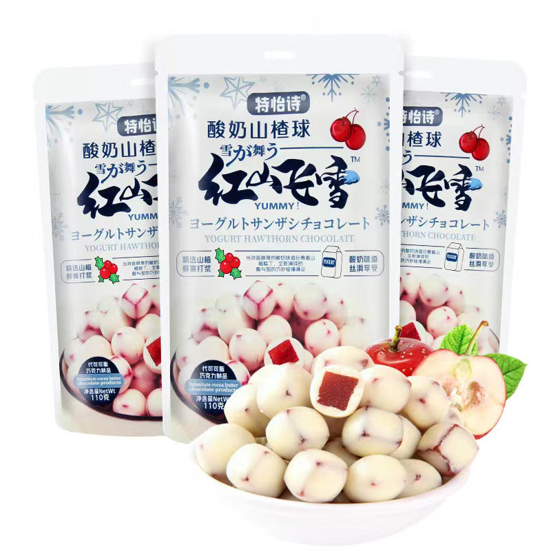 Yoghurt flavour hawthorn balls 110g