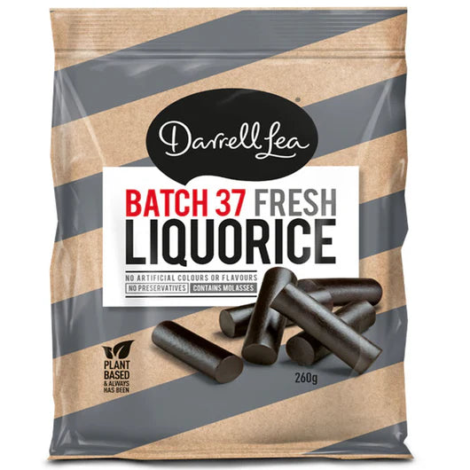 Darrell Lea Batch 37 Fresh Liquorice Super Soft 260g