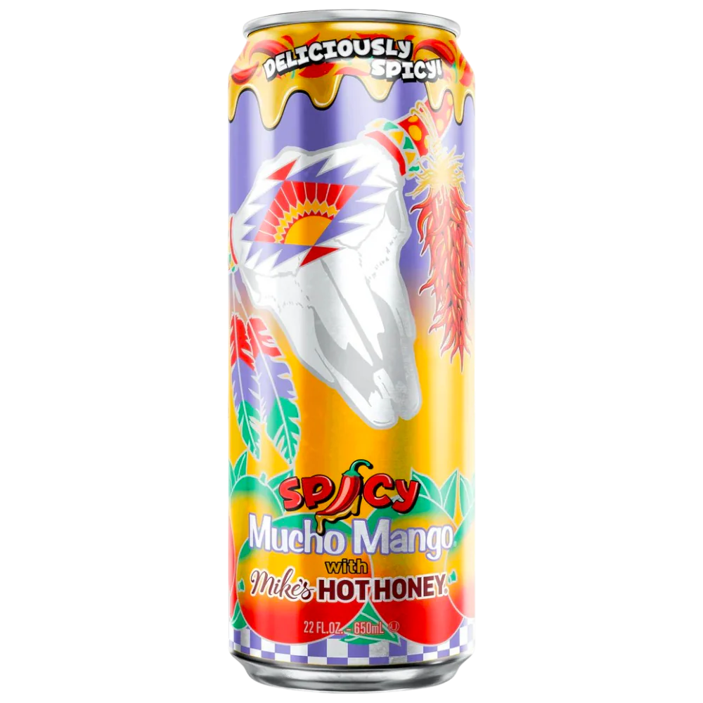 Arizona Mucho Mango with Mike’s Hot Honey 650mL