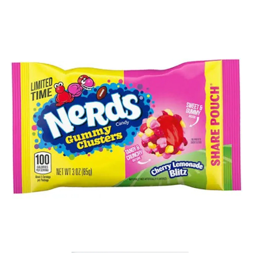 Nerds Gummy Clusters Cherry Lemonade 85g