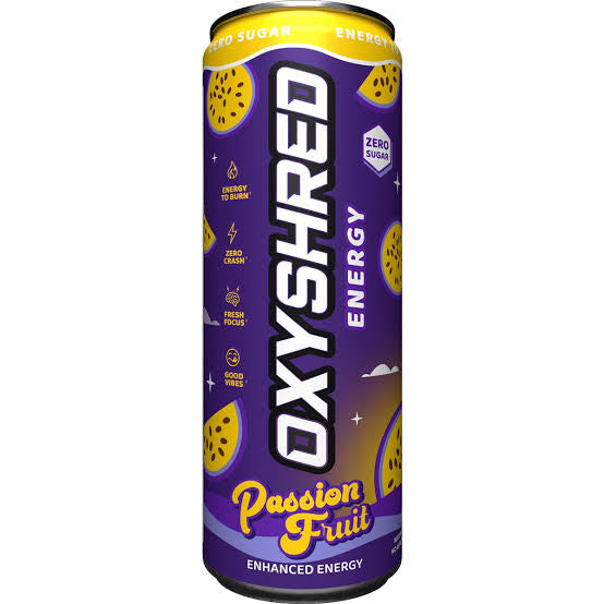 Oxyshred Energy Passion Fruit 355ml