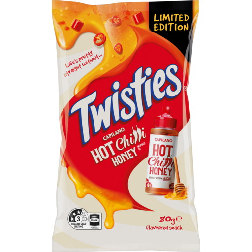 Twisties Capilano Hot Chilli Honey 80g