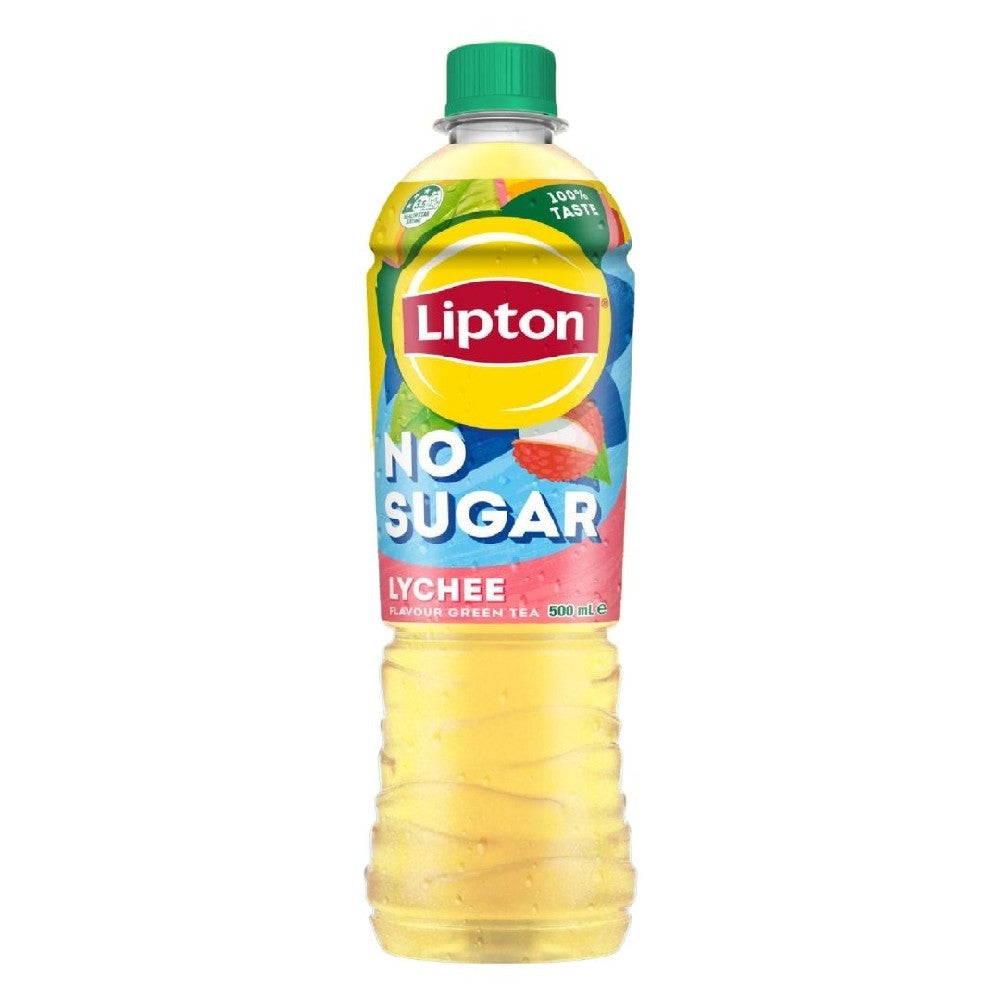 Lipton No Sugar Lychee Iced Tea 500ml