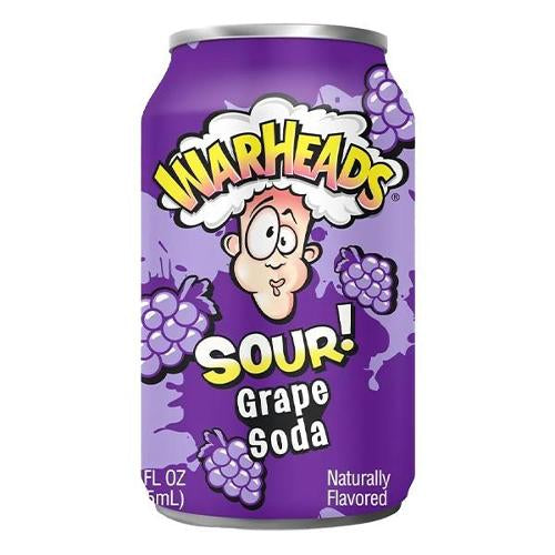 WARHEADS Sour Grape Soda 355mL