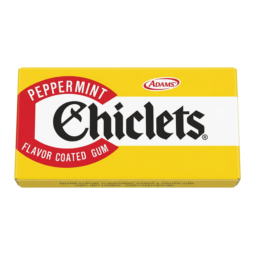 Chiclets Peppermint Flavour 10Pc 16g