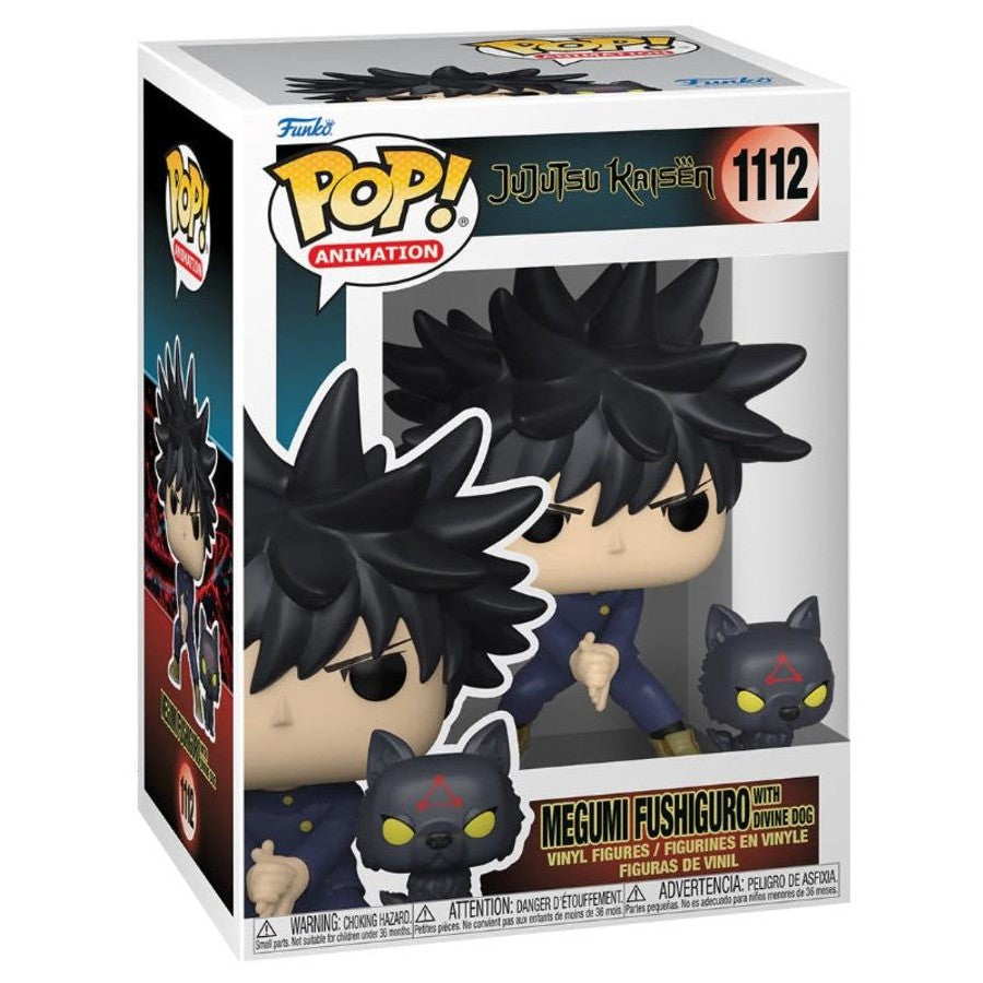 Jujutsu Kaisen Megumi Fushiguro With Divine Dog Pop! Vinyl