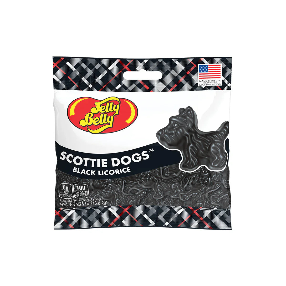 JELLY BELLY Scottie dogs black (78g)