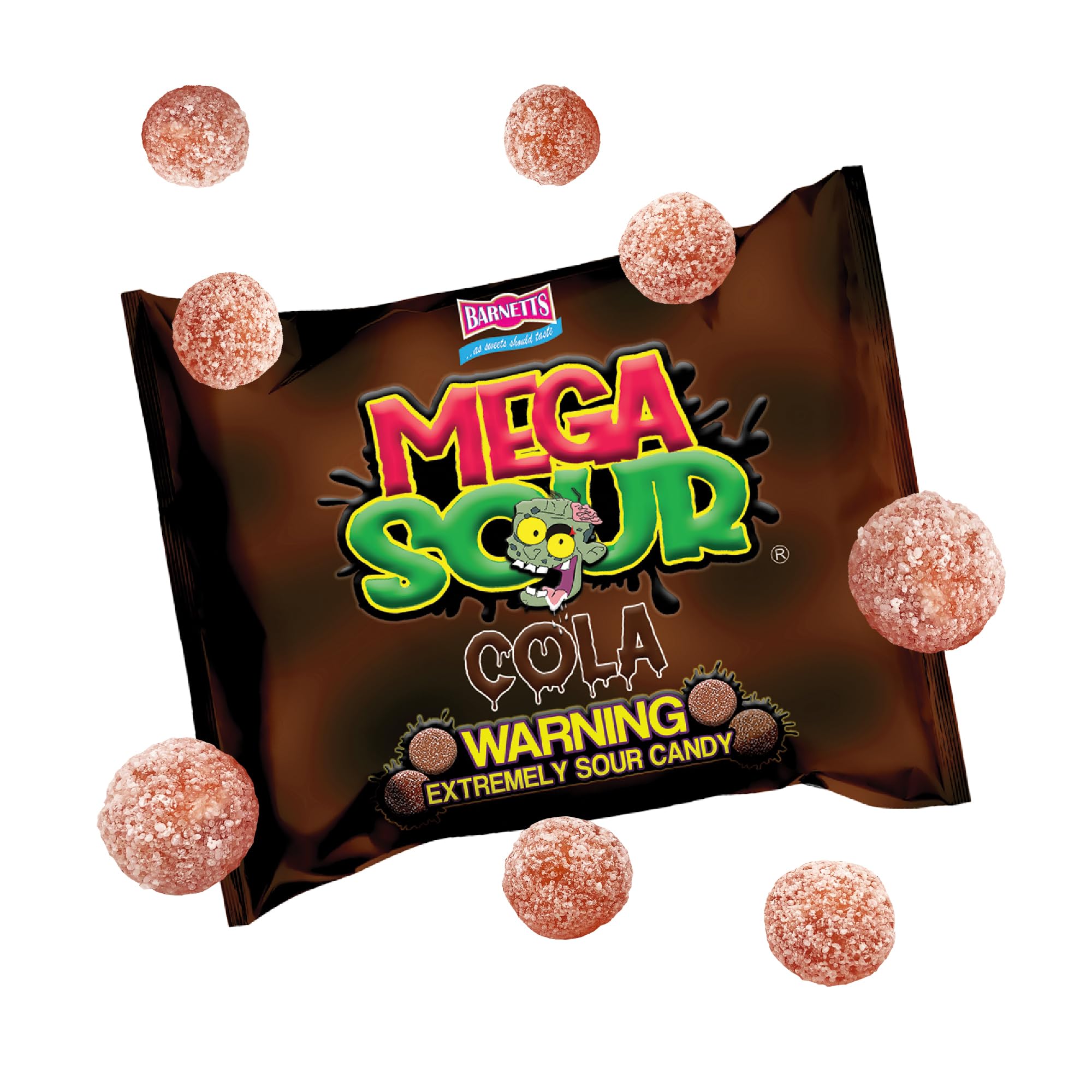 Barnetts Mega Sour Cola 104g