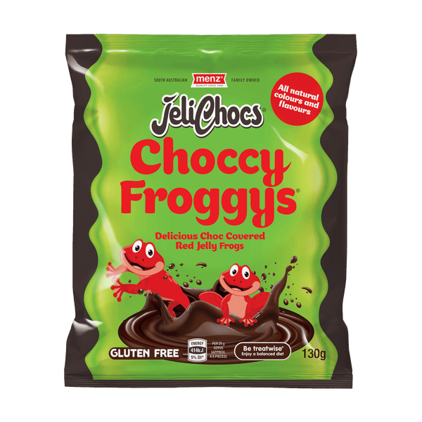 Menz Choccy Froggys 130g