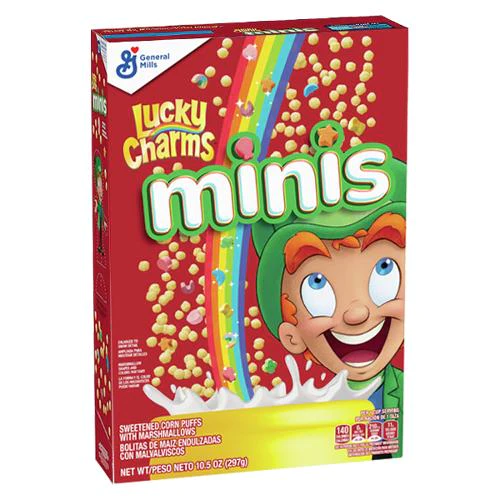 Lucky Charms Minis Cereal 297g