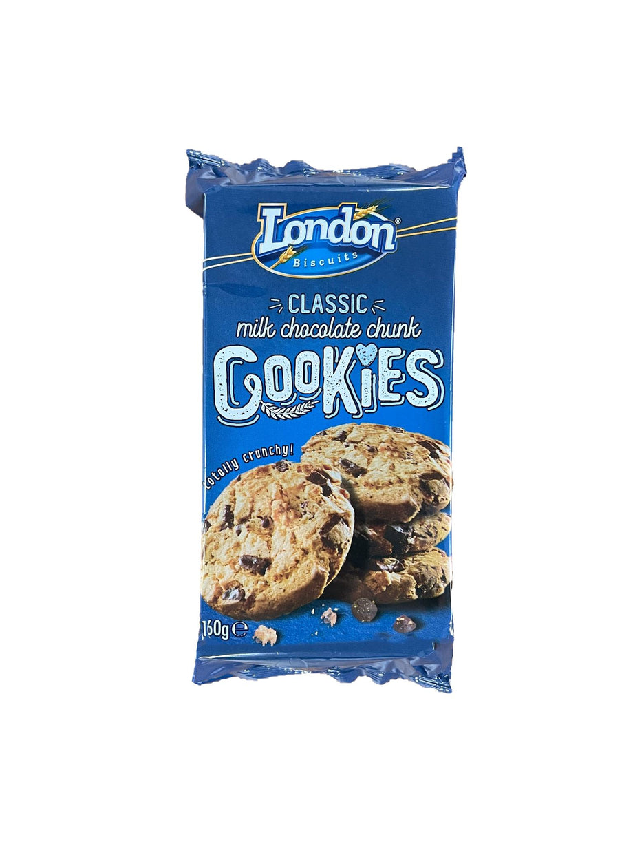 LONDON BISCUITS CLASSIC MILK CHOCOLATE CHUNK 160G