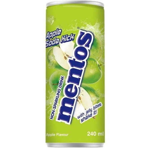 Mentos Apple Soda Kick Non-sparkling Drink 240ml