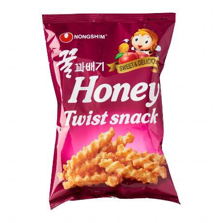 Nongshim Honey Flavoured Twist Snack 75g