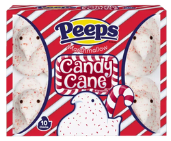 Candy Cane Peeps 10 chics 85g